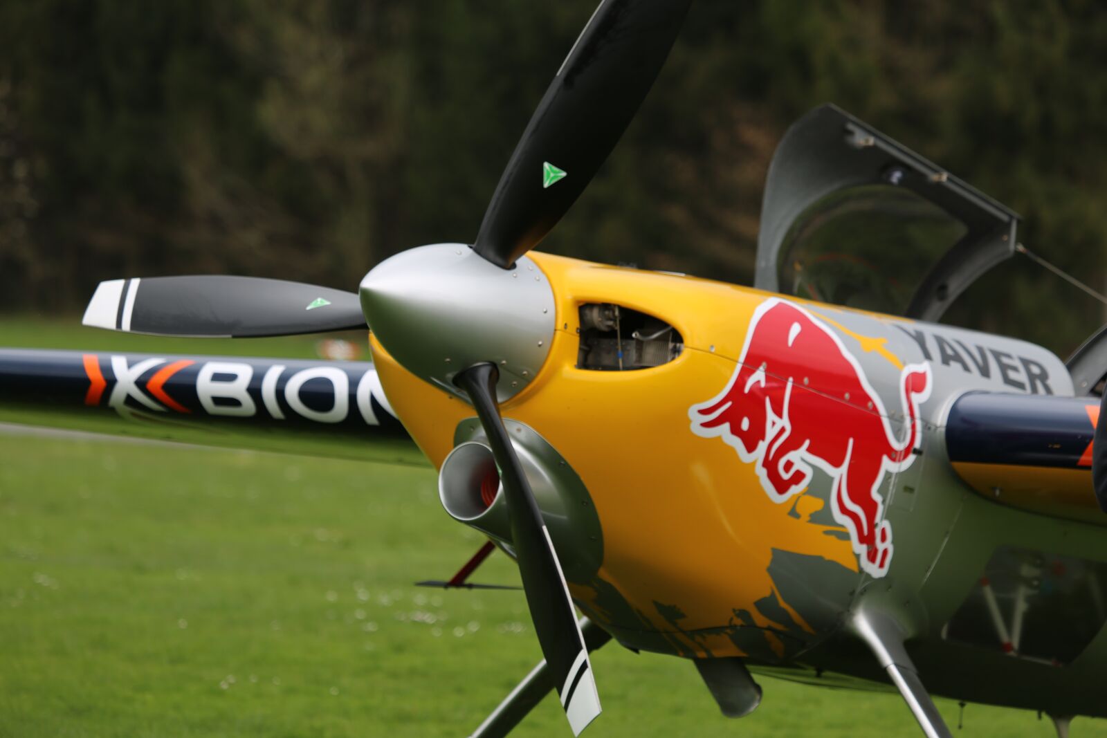 Canon EF 100-400mm F4.5-5.6L IS USM sample photo. Red bull, flyer, propeller photography