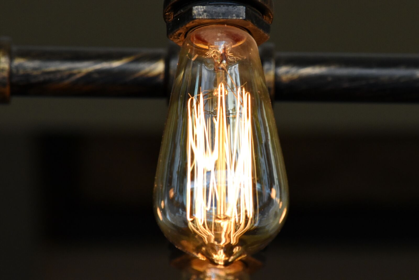 Nikon D5500 sample photo. Chandelier, light brown, light photography