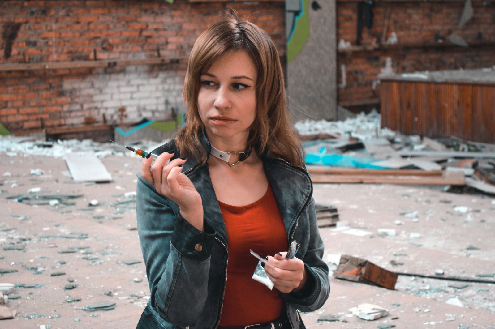 Nikon D3200 sample photo. Syringe, drugs, the dependence photography