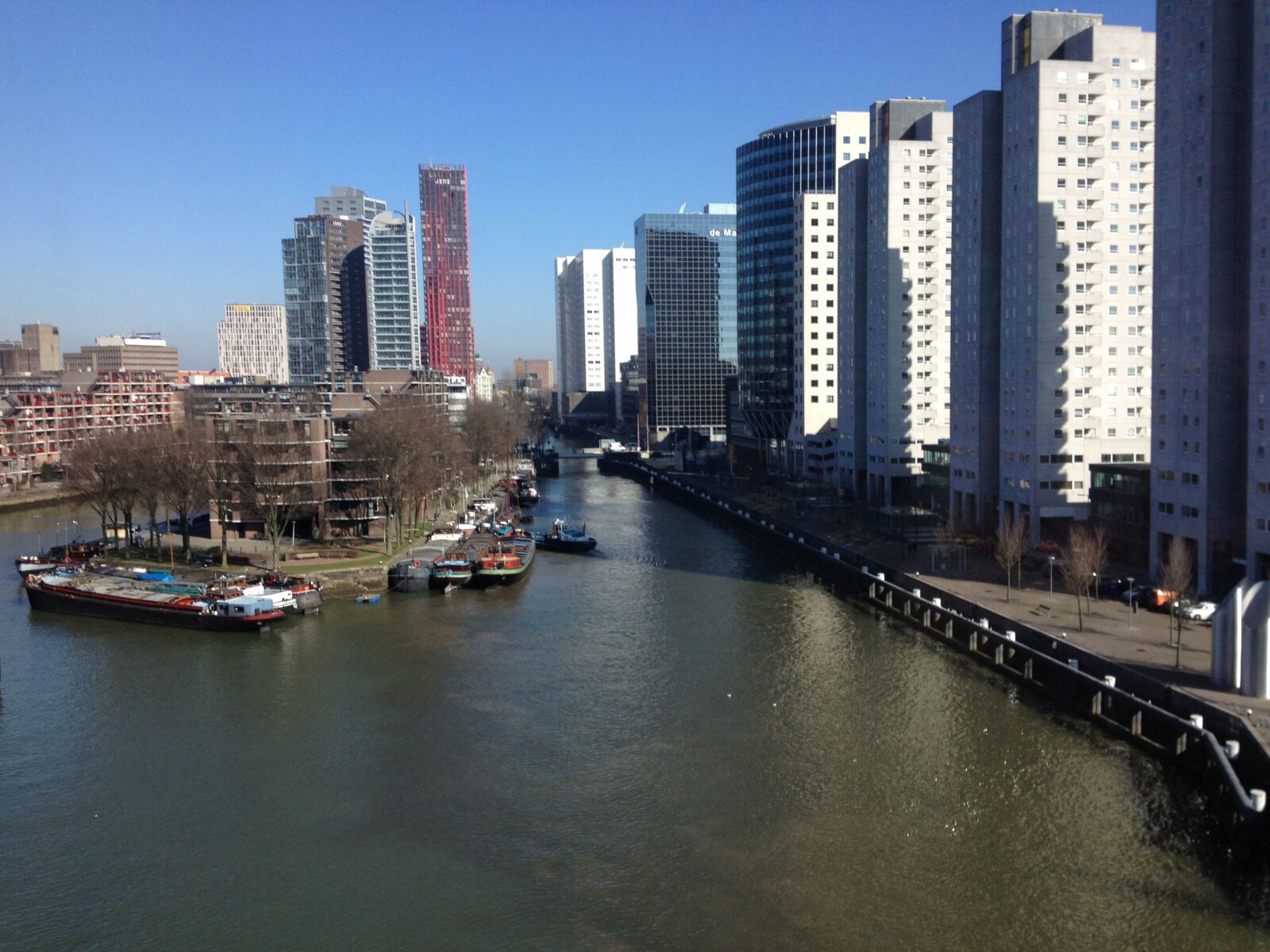 Apple iPhone 4S sample photo. Rotterdam, skyscrapers, water photography