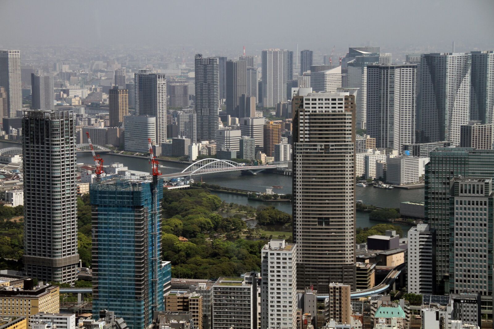 Canon EOS 7D sample photo. Tokyo, sky view, city photography
