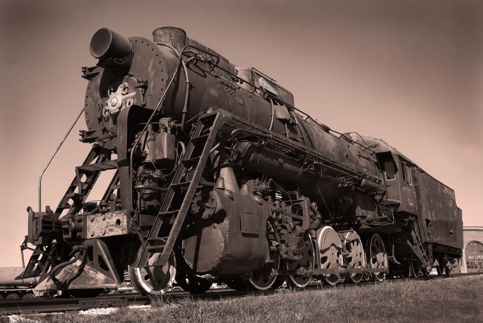 Canon EOS 5D Mark II sample photo. Retro, steam locomotive, technique photography
