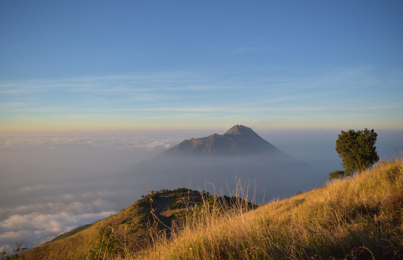 Nikon D3400 sample photo. Merapi, mountain, indonesia photography