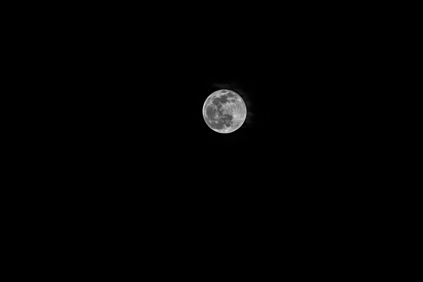 Canon EF-S 55-250mm F4-5.6 IS II sample photo. Full moon, moon, nocturne photography