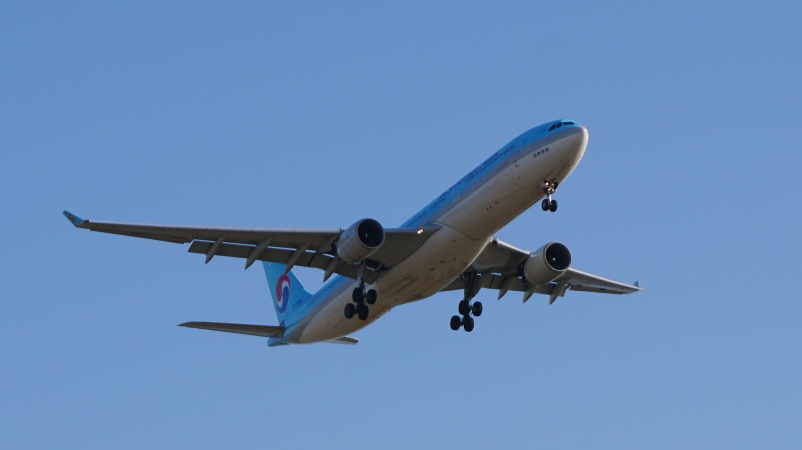 Sony a6300 sample photo. Plane, sky, back-plane photography
