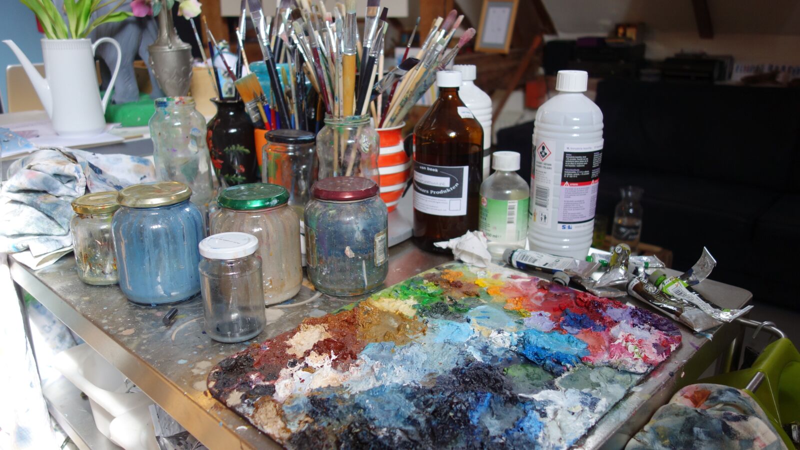 Sony Cyber-shot DSC-RX100 sample photo. Painting, paint, hobby photography