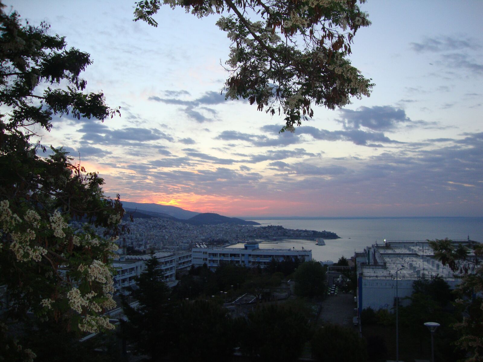 Sony Cyber-shot DSC-W220 sample photo. Greece, kavala, sunset photography