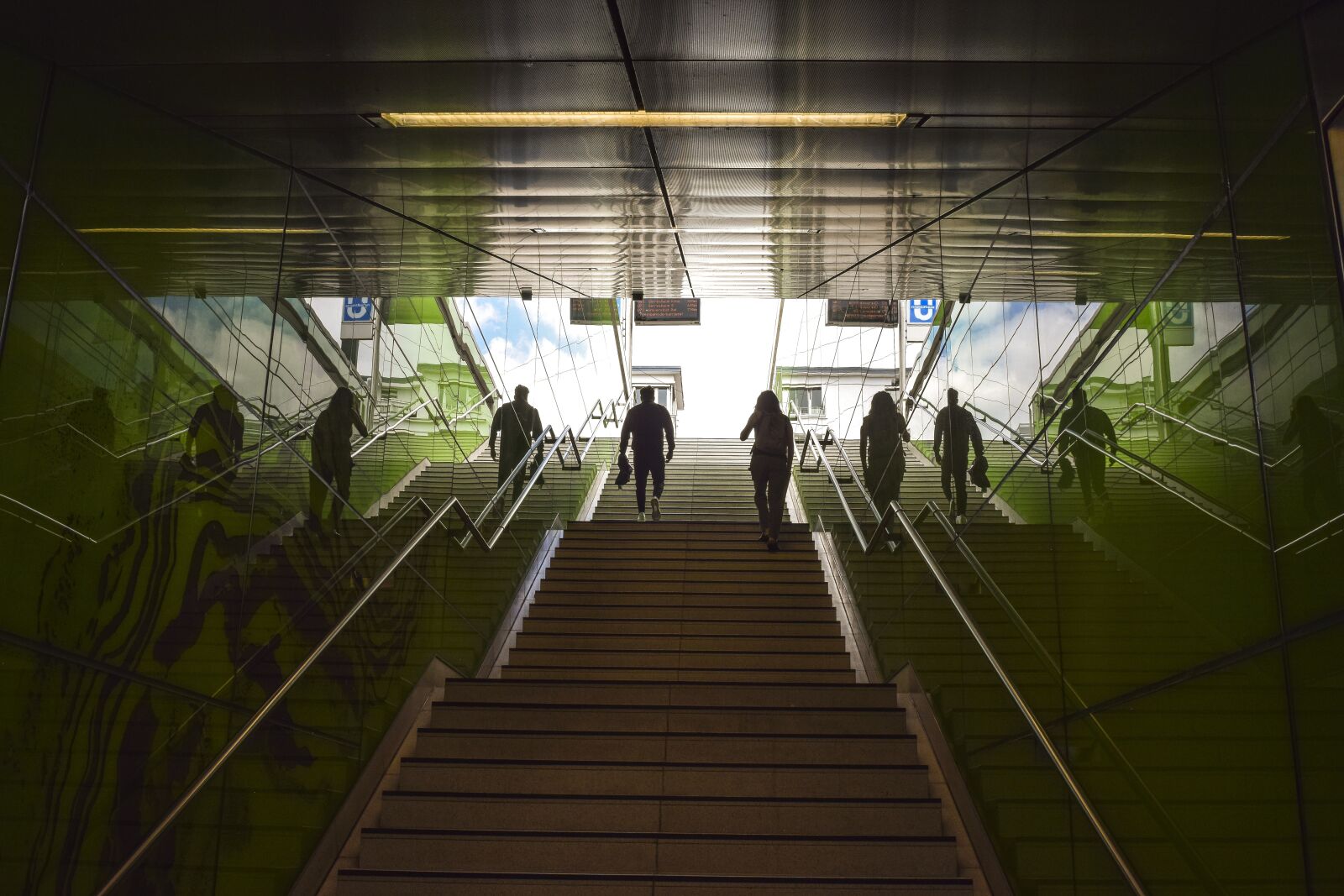 Nikon D3300 sample photo. Railway station, stairs, architecture photography