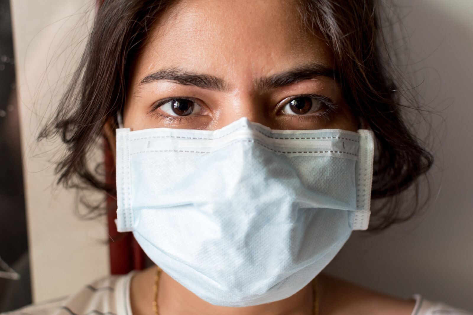 Nikon D5500 sample photo. Facemask, coronavirus, mask photography