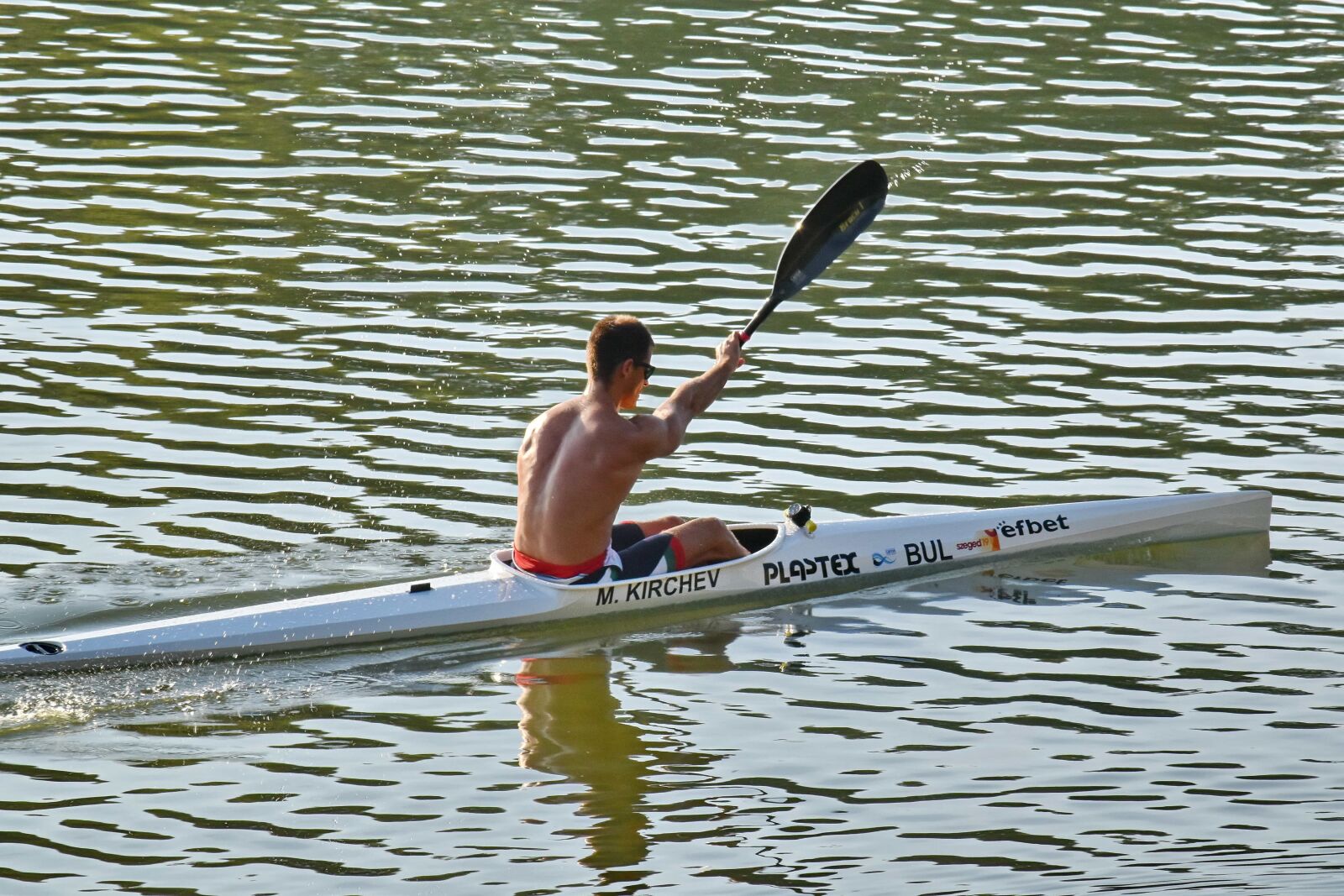 Nikon D5500 sample photo. Athlete, canoe, championship, physical photography