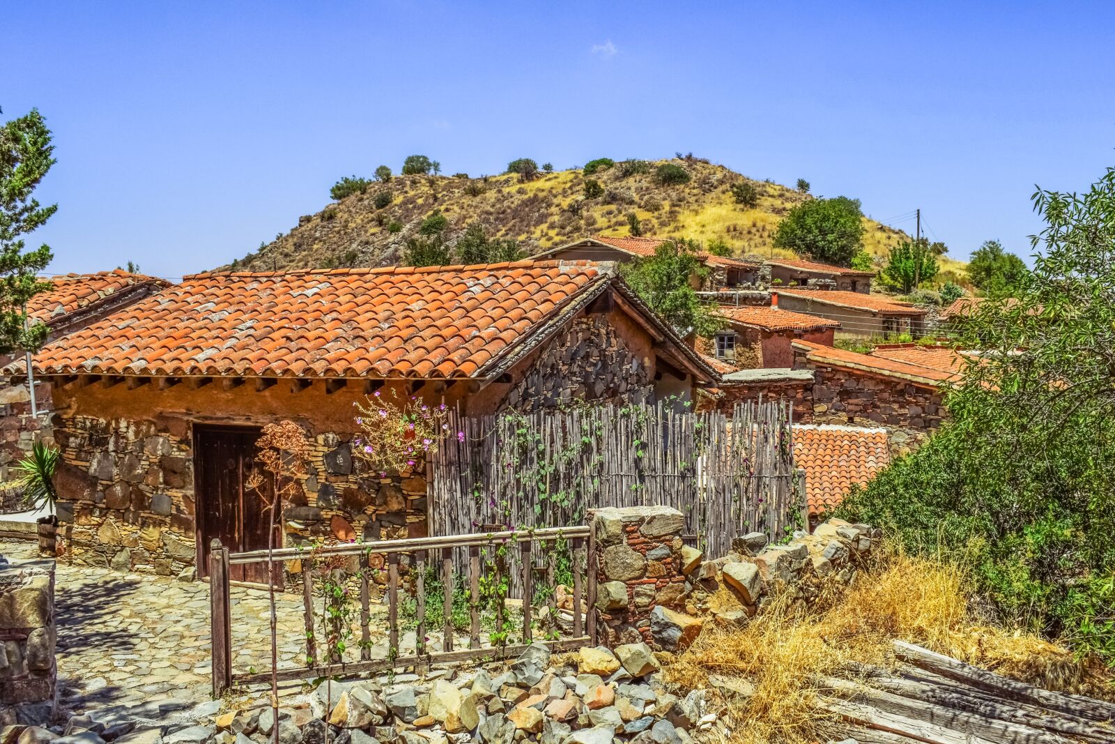 Nikon D3300 sample photo. Cyprus, fikardou, village photography