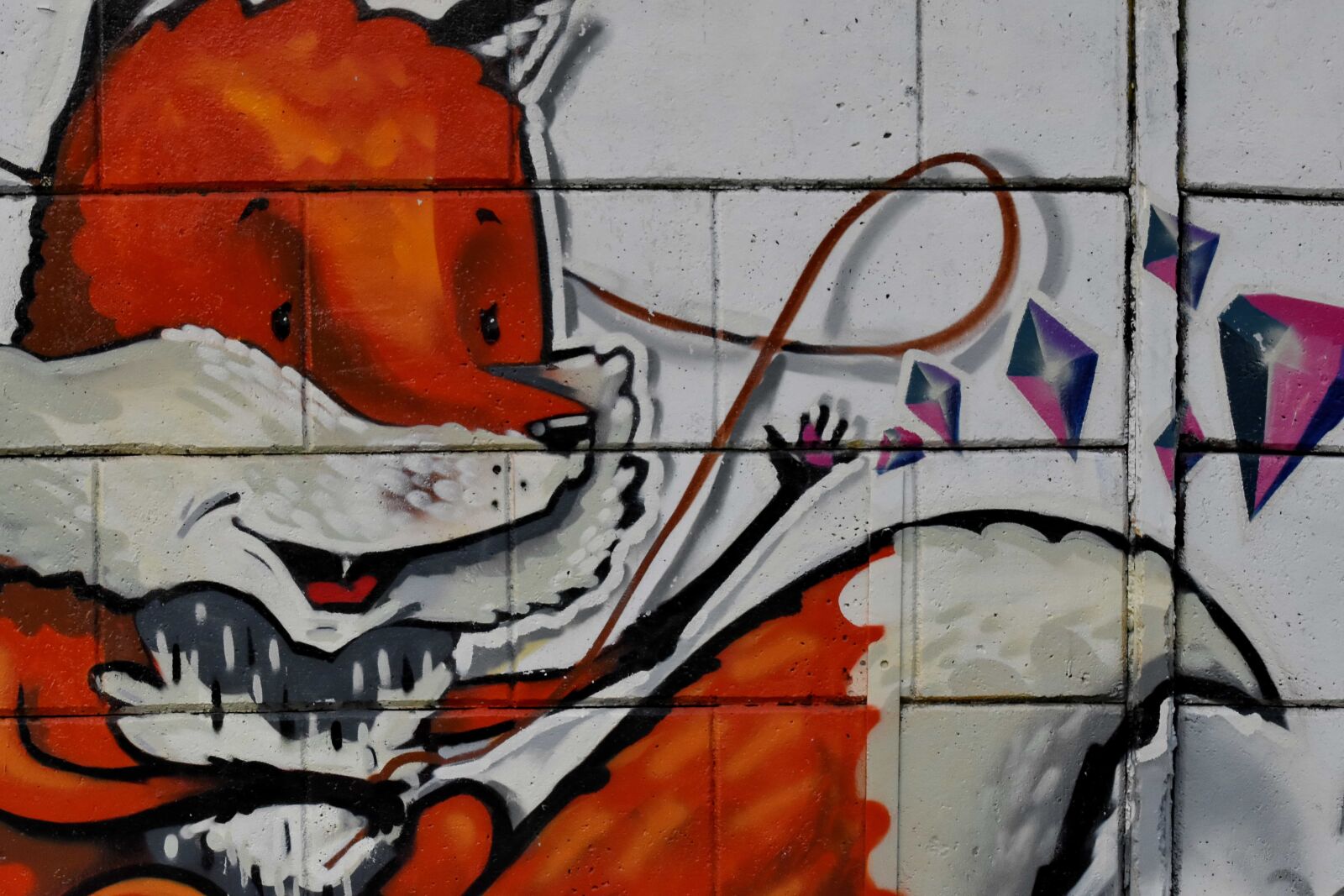 Nikon D5500 sample photo. Cartoon, graffiti, illustration, red photography