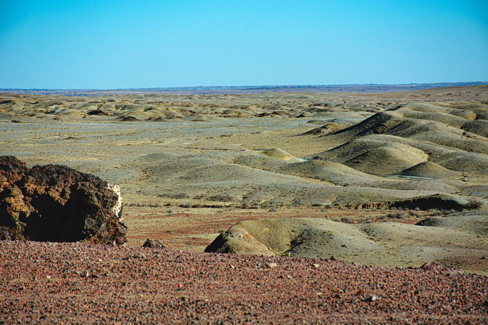 Nikon D7100 sample photo. Steppe, gobi, landscape photography