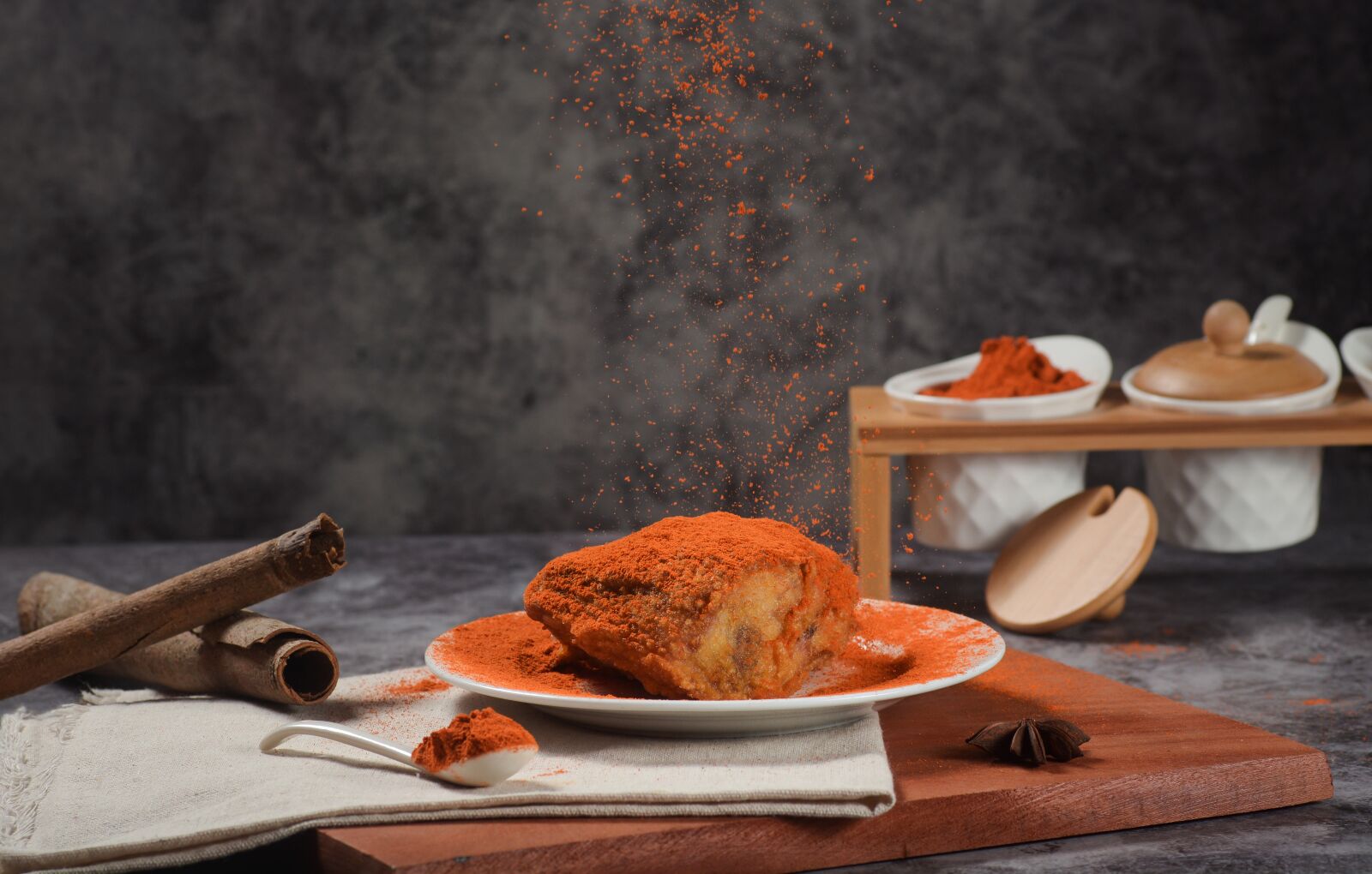 Nikon D7100 sample photo. Fried chicken, chili, fast photography