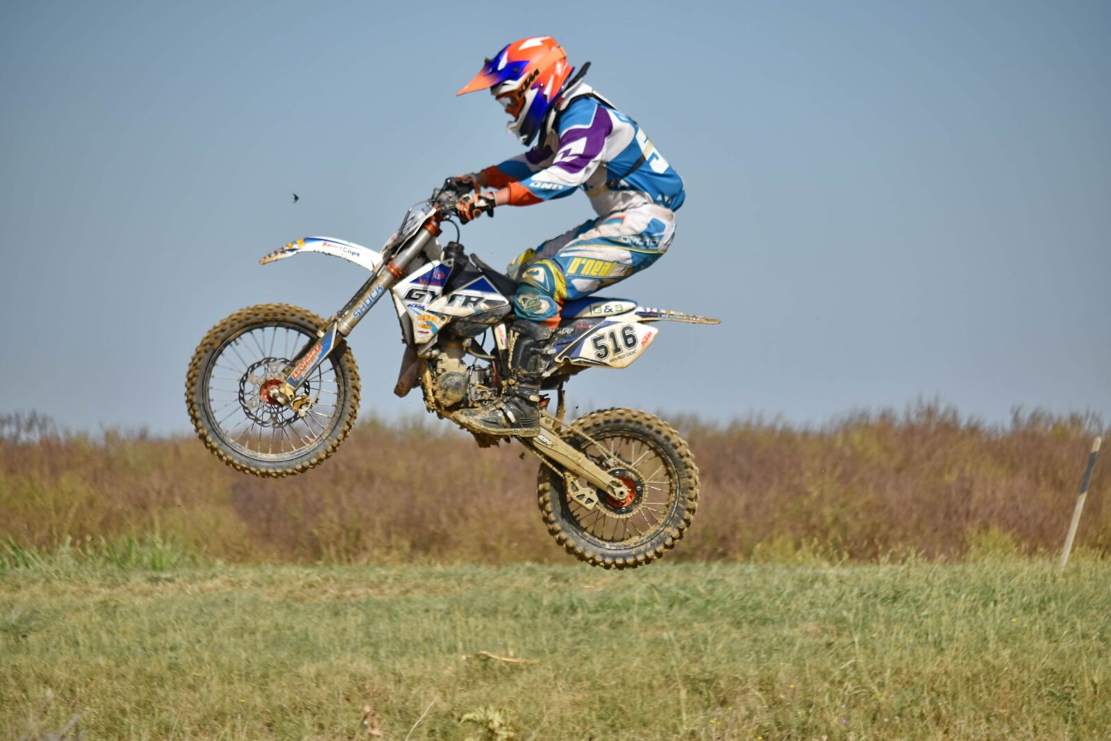 Nikon D5500 sample photo. Excitement, exhibition, jump, motocross photography