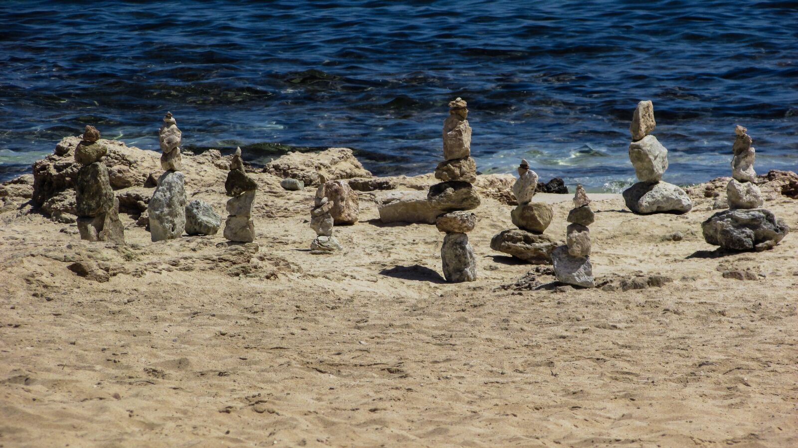Canon PowerShot SX400 IS sample photo. Stones, beach, sea photography