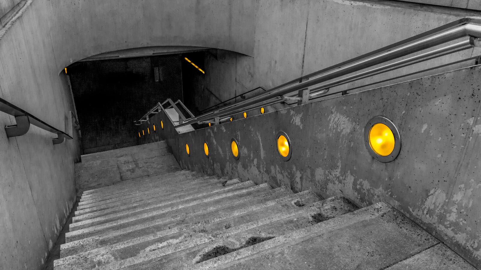 Sony Alpha a5000 (ILCE 5000) sample photo. Handrail, stairs, stone stairway photography