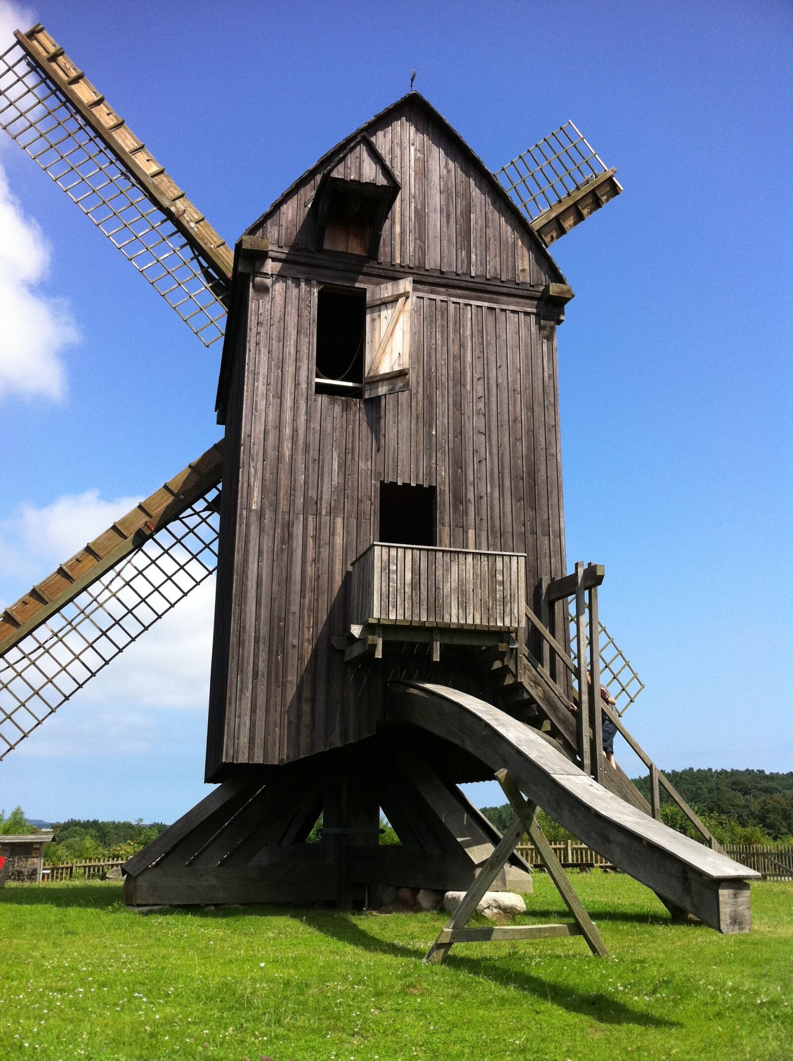 Apple iPhone 4 sample photo. Windmill, usedom, nature photography
