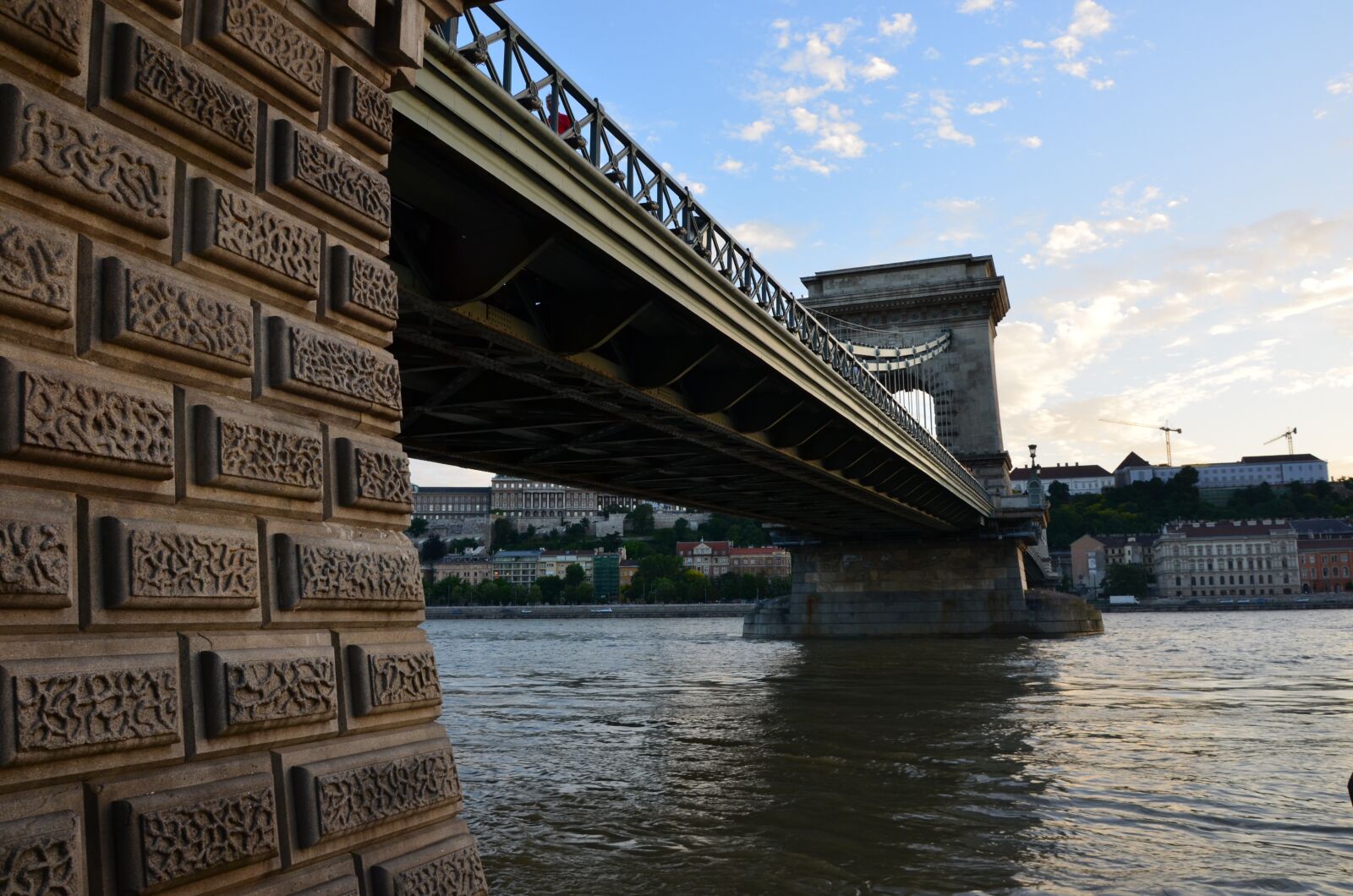 Nikon D5100 sample photo. Chain bridge, danube, budapest photography