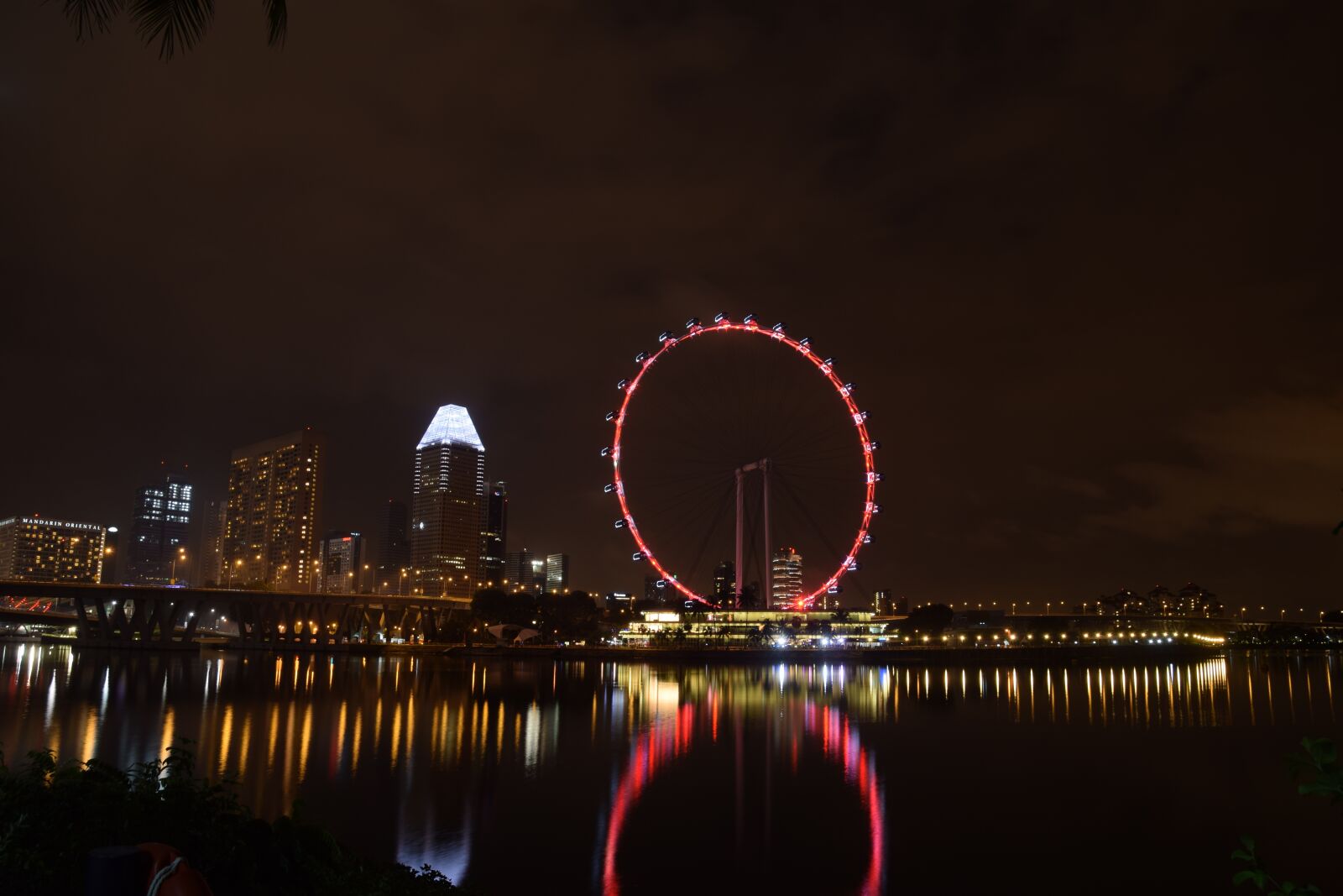Nikon D5300 sample photo. Singapore, night, river photography