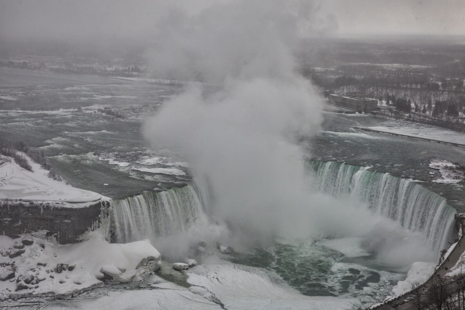 Canon EOS 5D Mark IV sample photo. Niagara falls, winter, cold photography