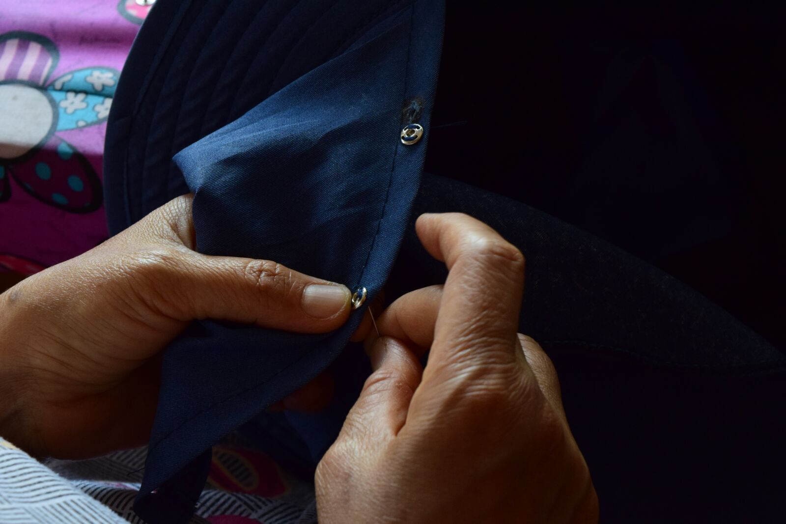 Nikon D3300 sample photo. Sew, embroidered, repair photography