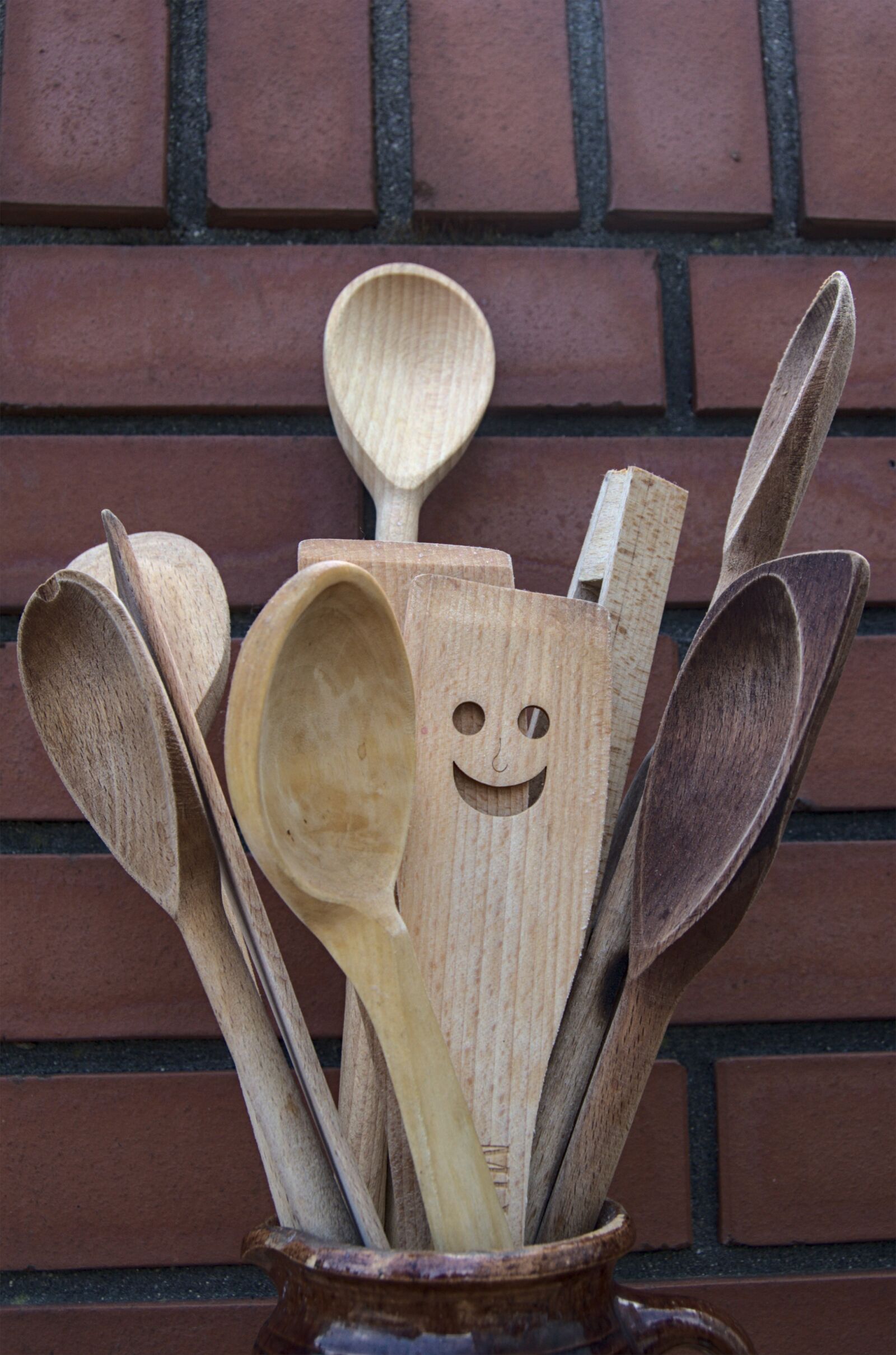 Nikon D40 sample photo. Tablespoons, murek, wooden photography