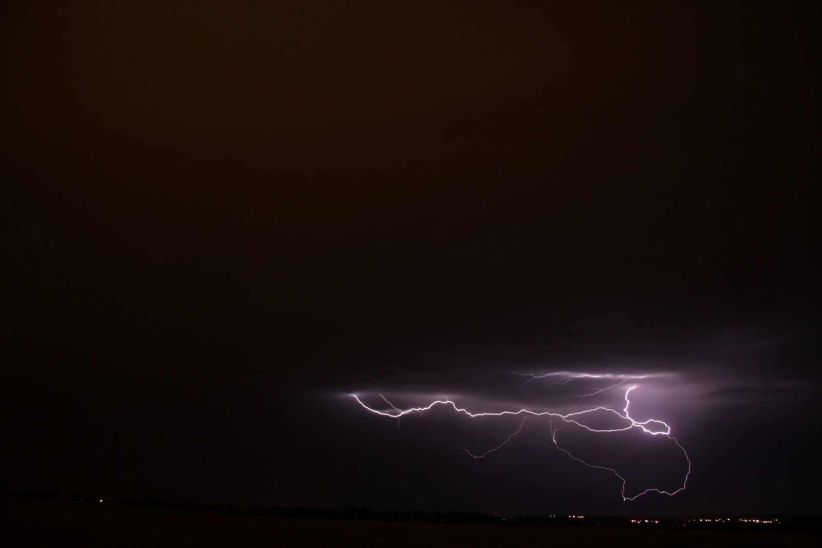 Canon EOS 40D sample photo. France, thunderstorms, lightning photography