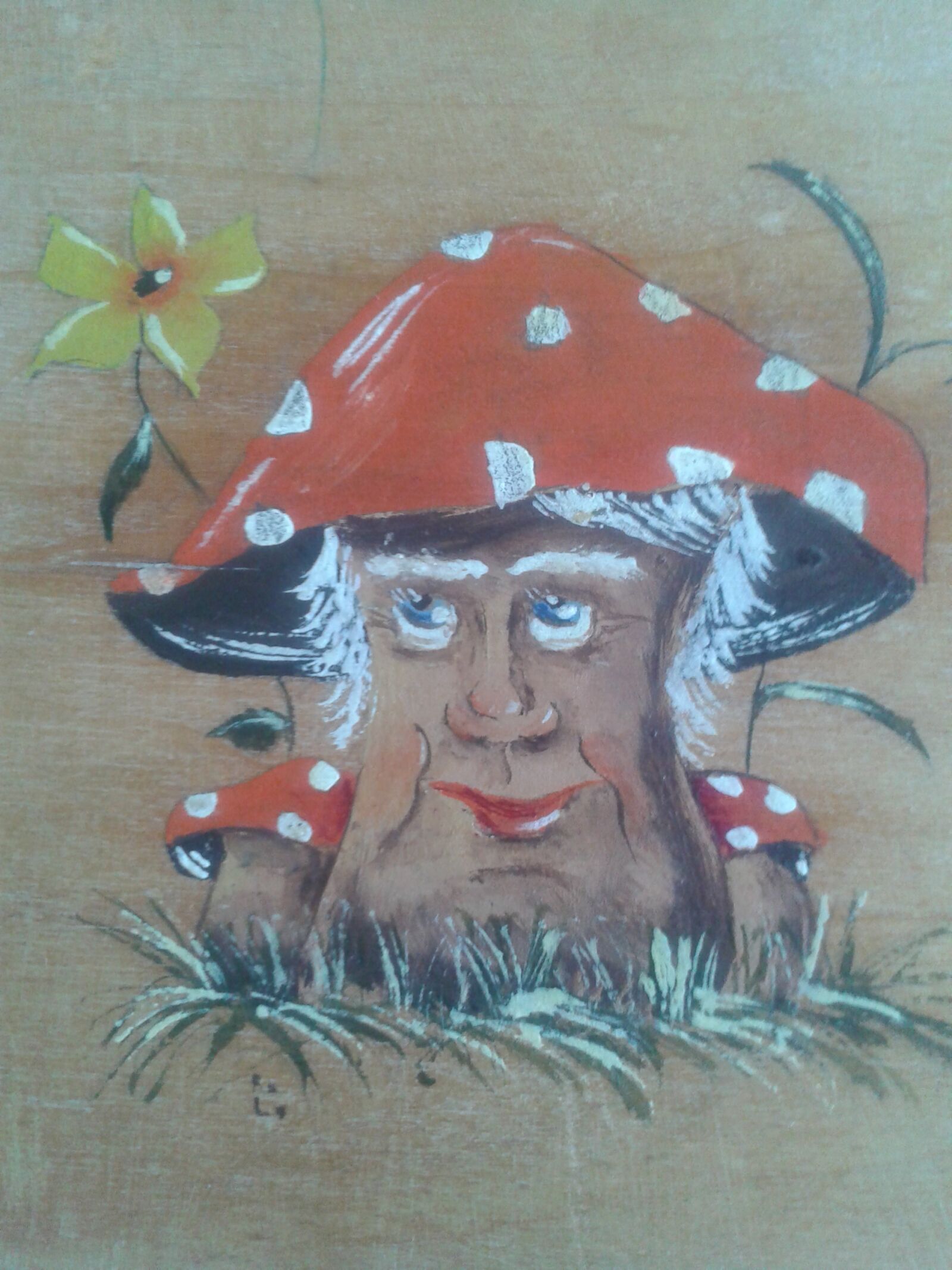 Samsung Galaxy S3 Mini sample photo. Forest, mushroom, mushrooms, painting photography