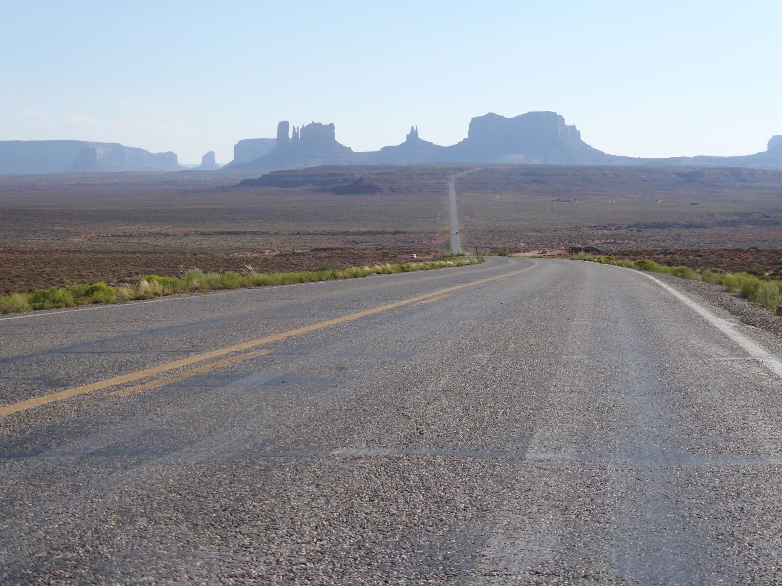 Panasonic Lumix DMC-ZS50 (Lumix DMC-TZ70) sample photo. Monument valley, road, travel photography