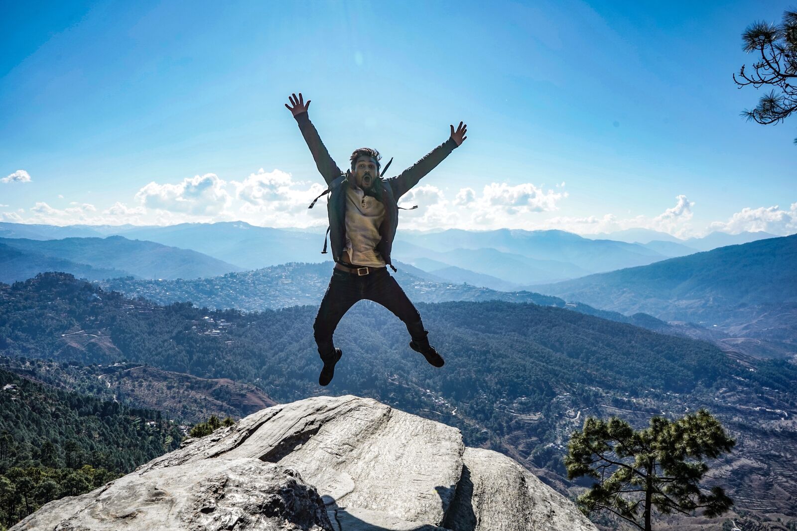 Sony FE 28-70mm F3.5-5.6 OSS sample photo. Jump, cliff, adventure photography