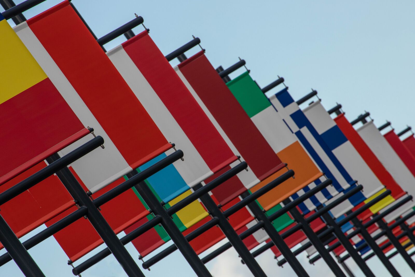 Canon EOS 6D Mark II sample photo. Flag, flags, lf 2018 photography