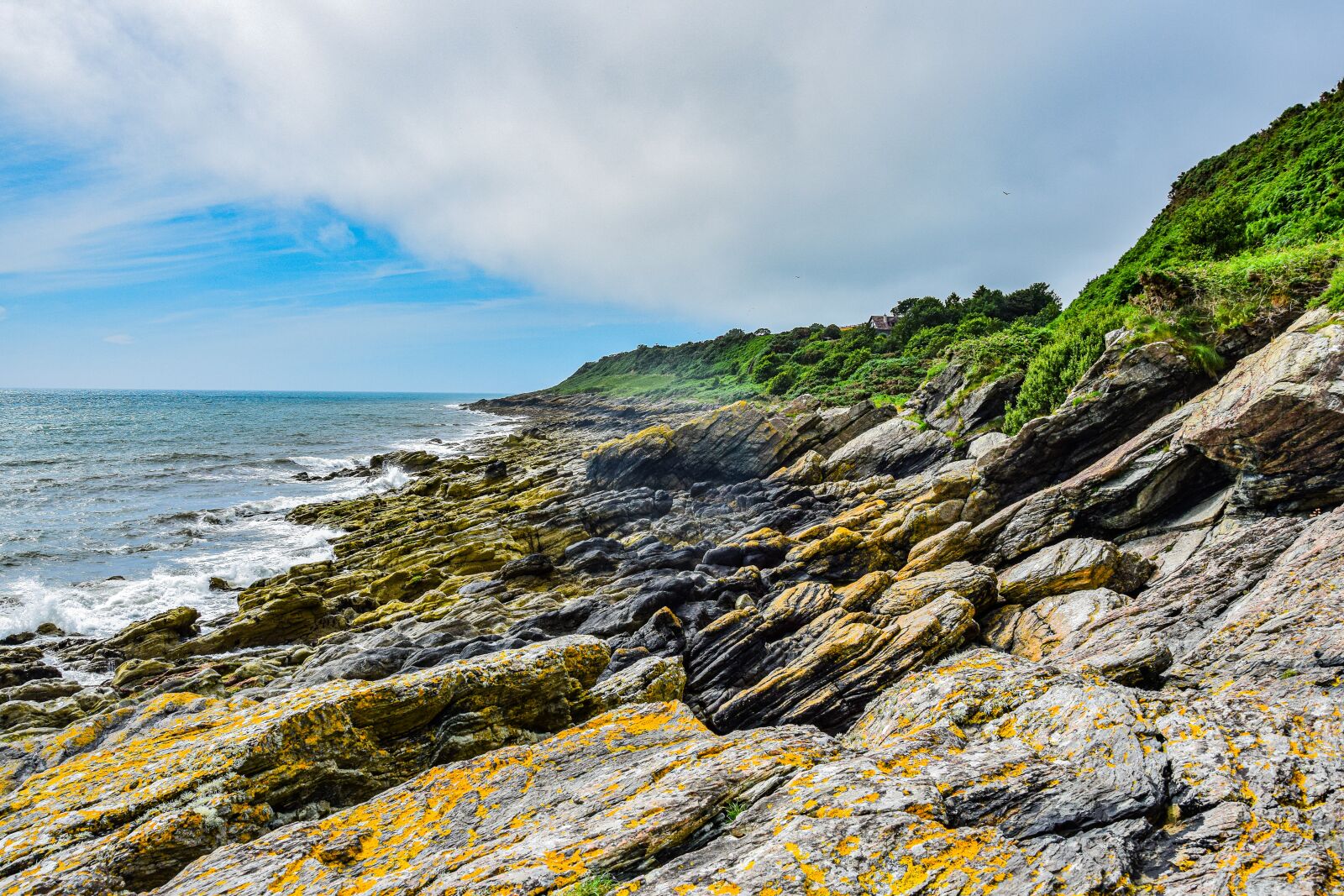 Nikon D5300 sample photo. Cliffs, rock, ireland photography