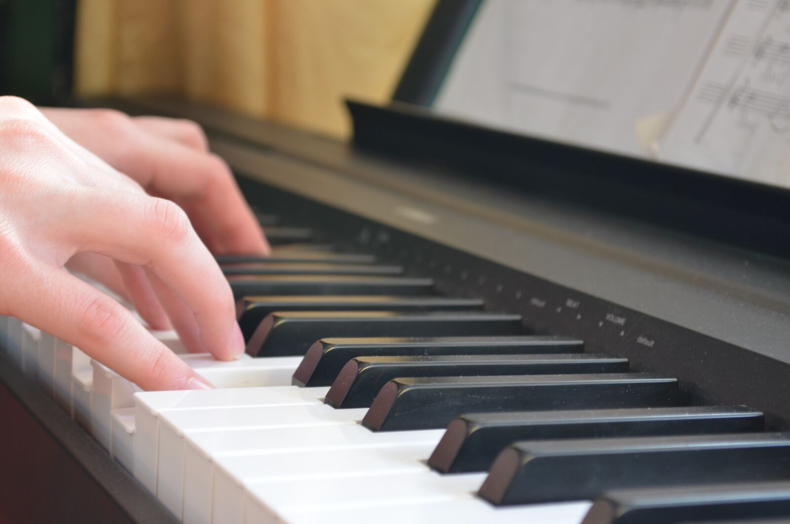 Nikon D5100 sample photo. Piano, music, keys photography