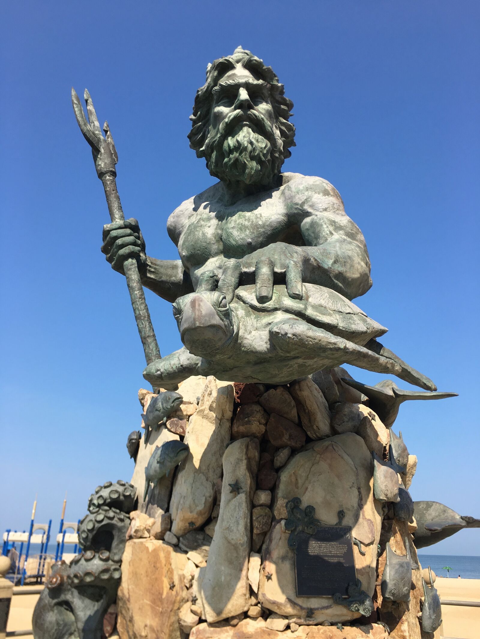 iPhone 6s Plus back camera 4.15mm f/2.2 sample photo. King, neptune, trident photography