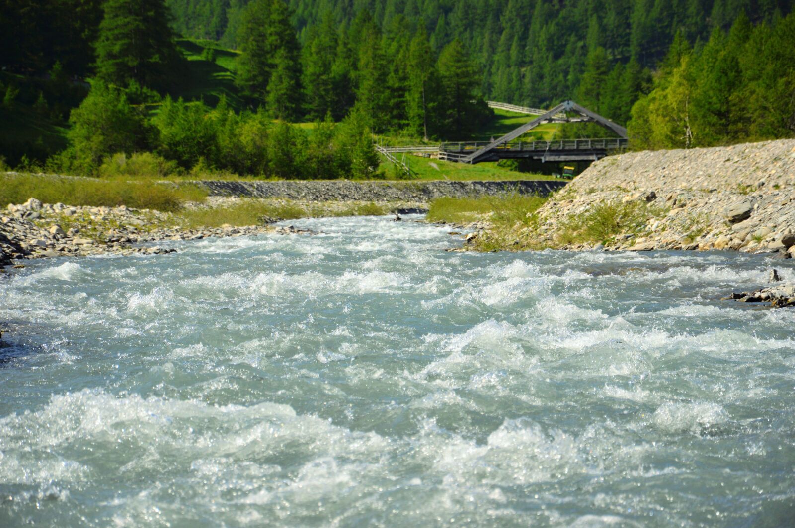 Nikon D3200 sample photo. River, torrent, chisone photography