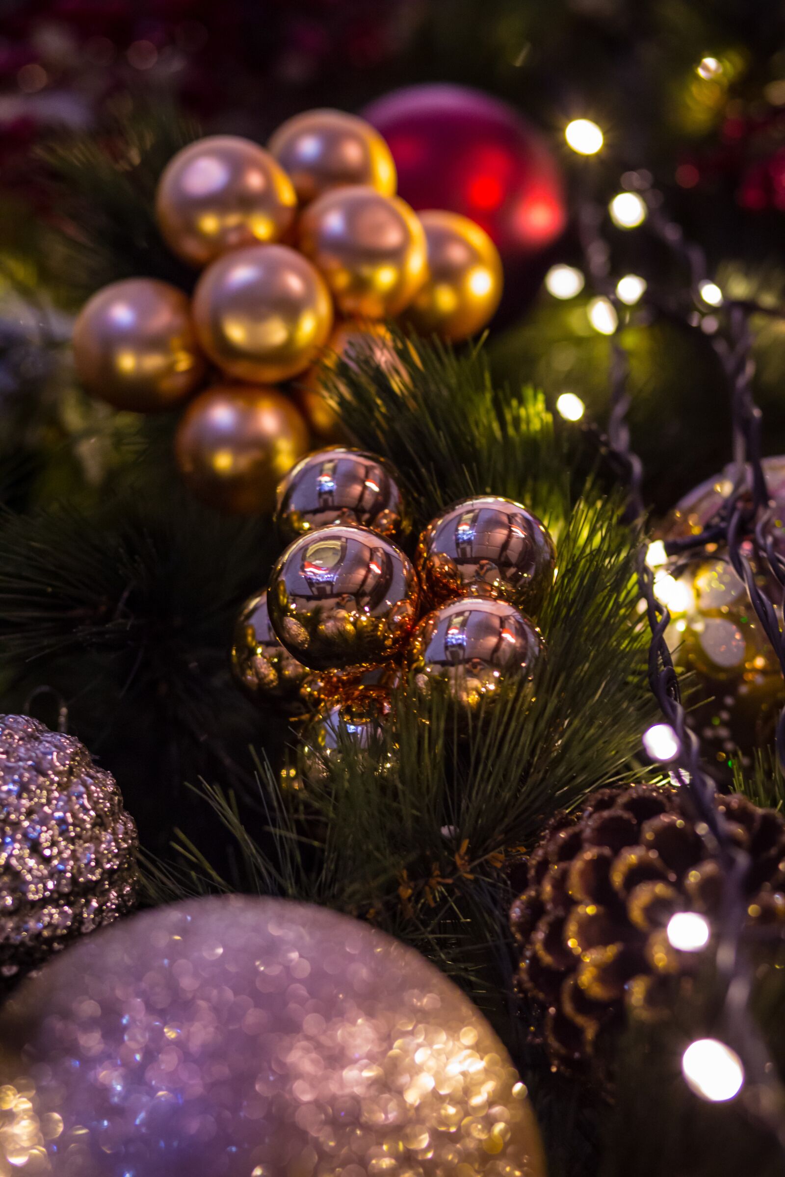 Canon EF 85mm F1.8 USM sample photo. Toys, christmas tree, new photography