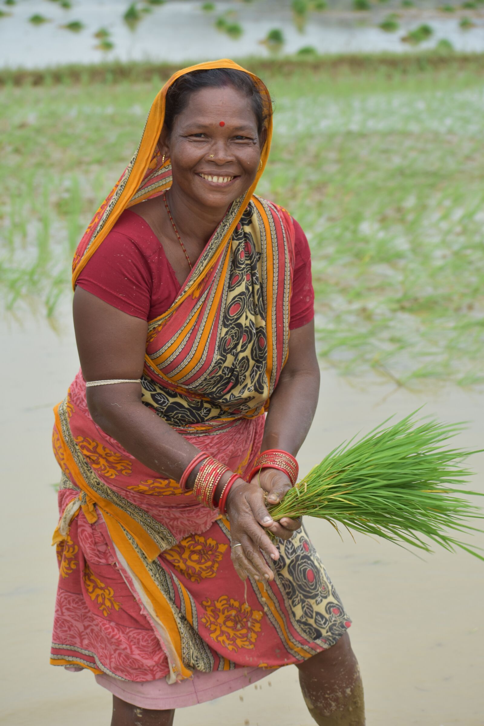 Nikon D3400 sample photo. Happy, woman, farmer photography