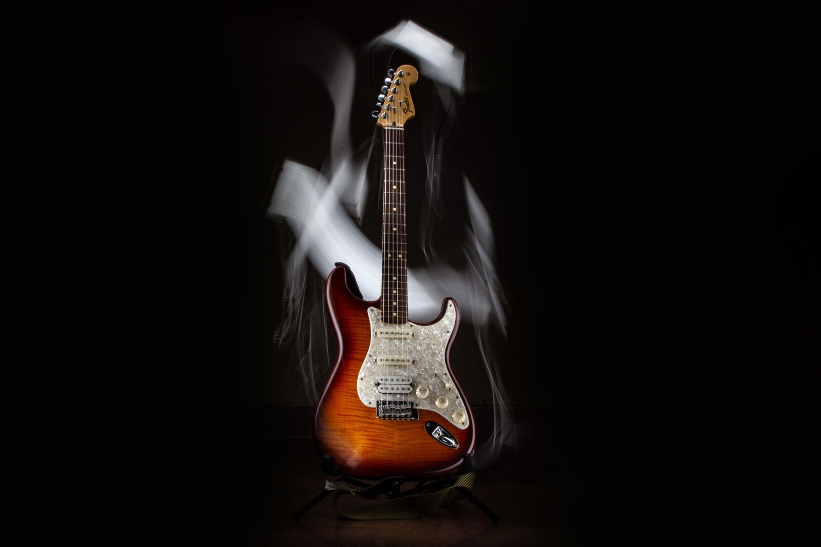 Nikon D3100 sample photo. Guitar, fender, electric photography