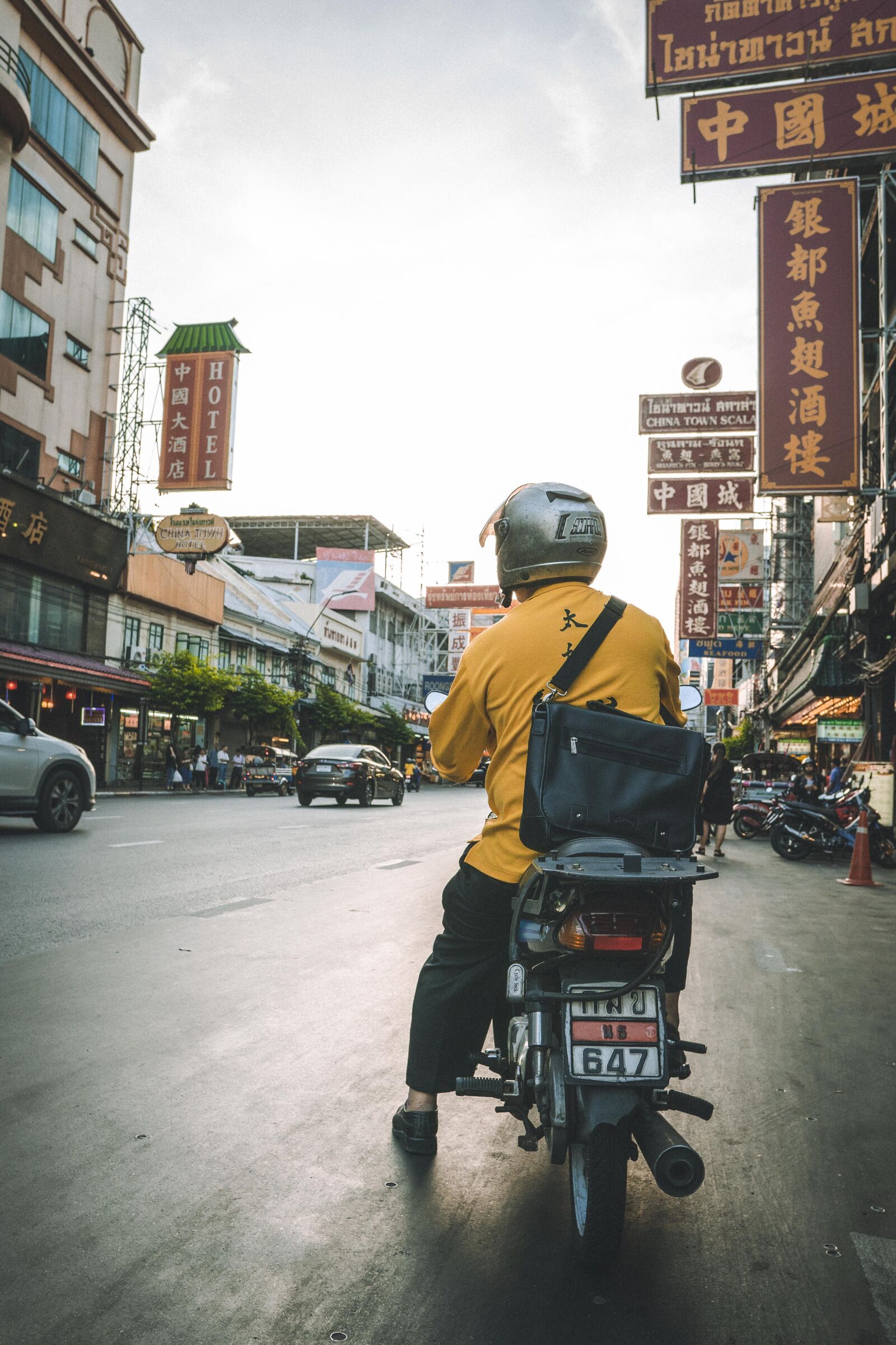 Sigma 16mm F1.4 DC DN | C sample photo. Thailand, moped, scooter photography