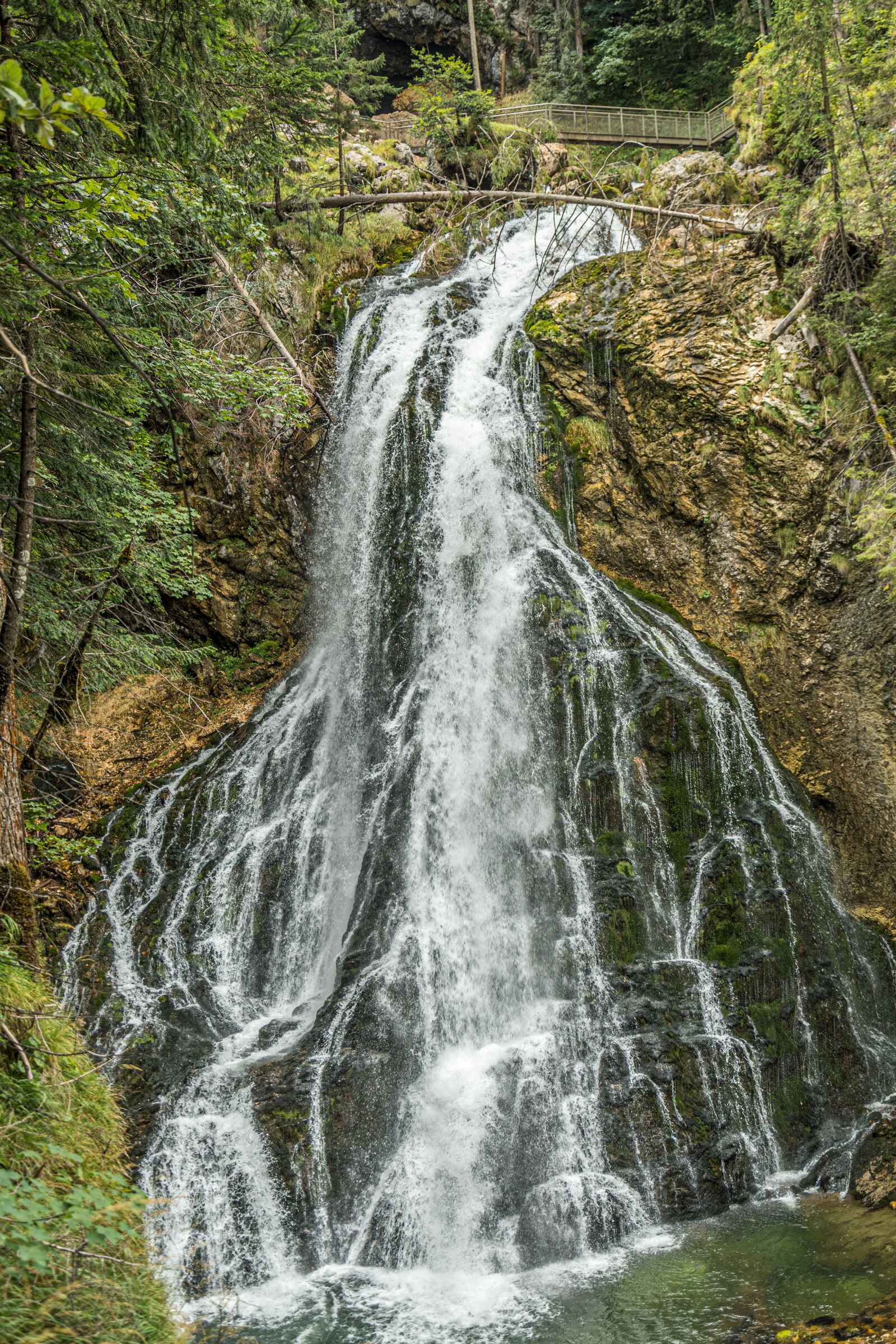 Nikon D500 sample photo. Waterfall, alpine, austria photography