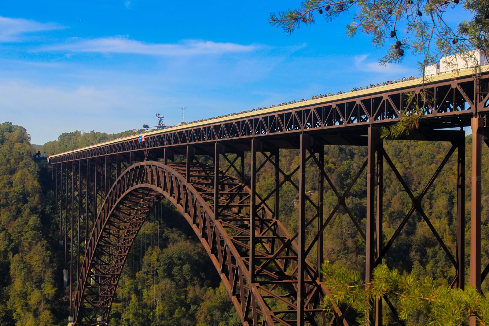Canon EOS 60D sample photo. New river gorge, bridge photography