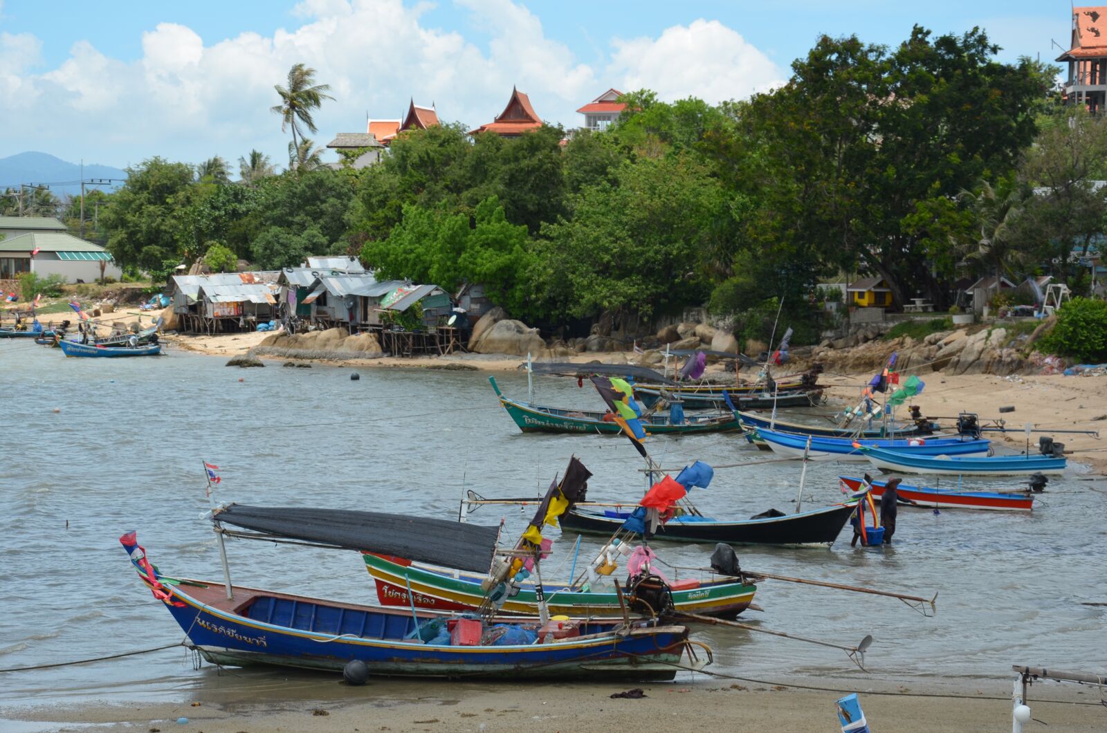 Nikon D5100 sample photo. Thailand, boats, sea photography