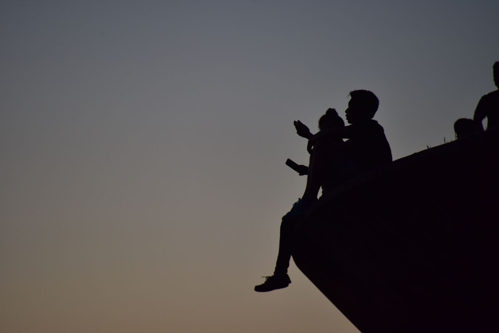 Nikon D810 sample photo. Backlighting, portrait, minimalist people photography
