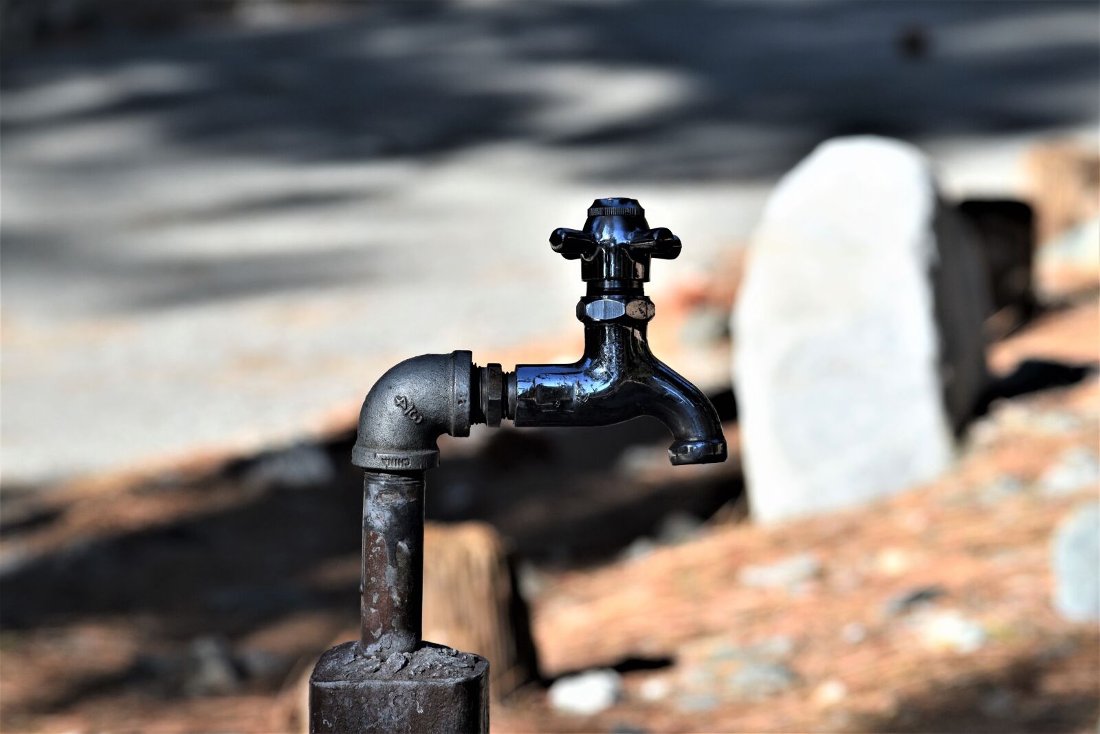 Nikon D3500 sample photo. Faucet, campground, nature photography