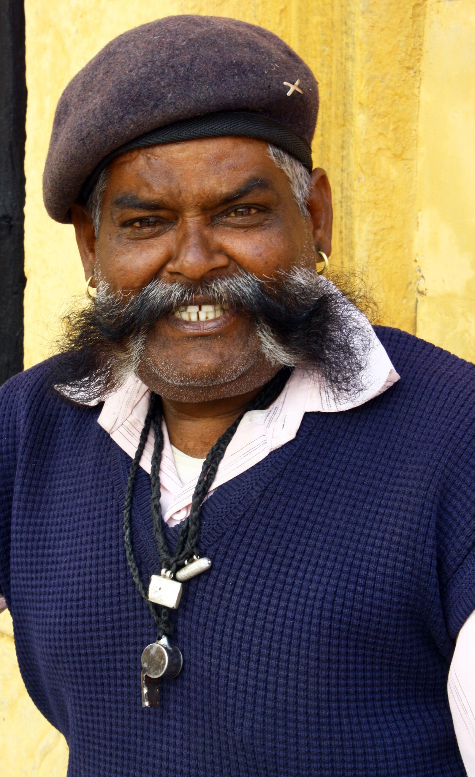 Canon EOS 1000D (EOS Digital Rebel XS / EOS Kiss F) sample photo. Mustache, indian man, portrait photography