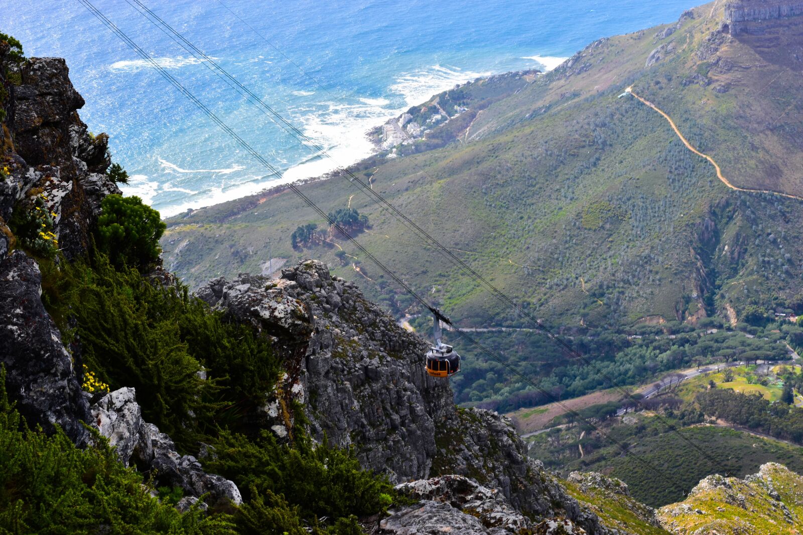 Nikon D5500 sample photo. Cable car, south africa photography