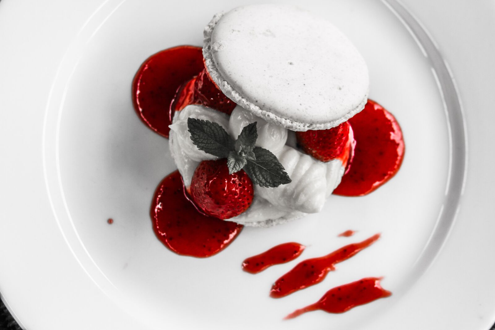Canon EF 28-135mm F3.5-5.6 IS USM sample photo. Macaroon, recipe, dessert photography