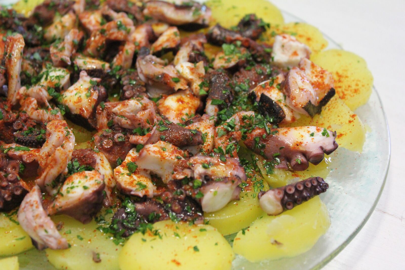 Canon EOS 550D (EOS Rebel T2i / EOS Kiss X4) sample photo. Pulpo a la gallega photography