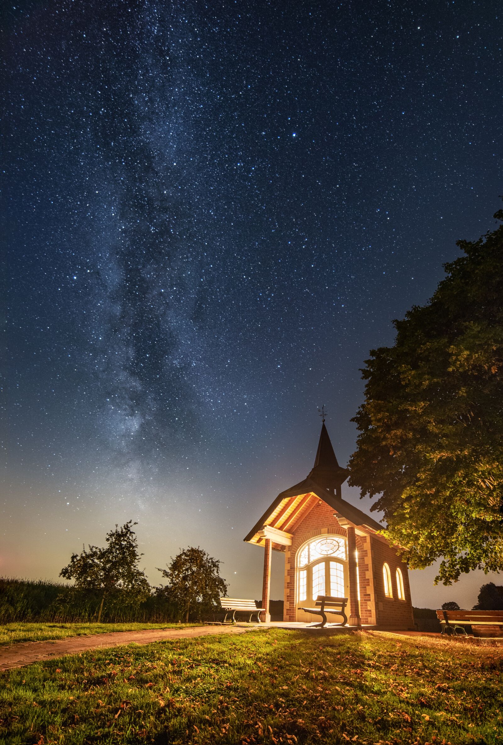 Nikon D600 sample photo. Chapel, night, church photography